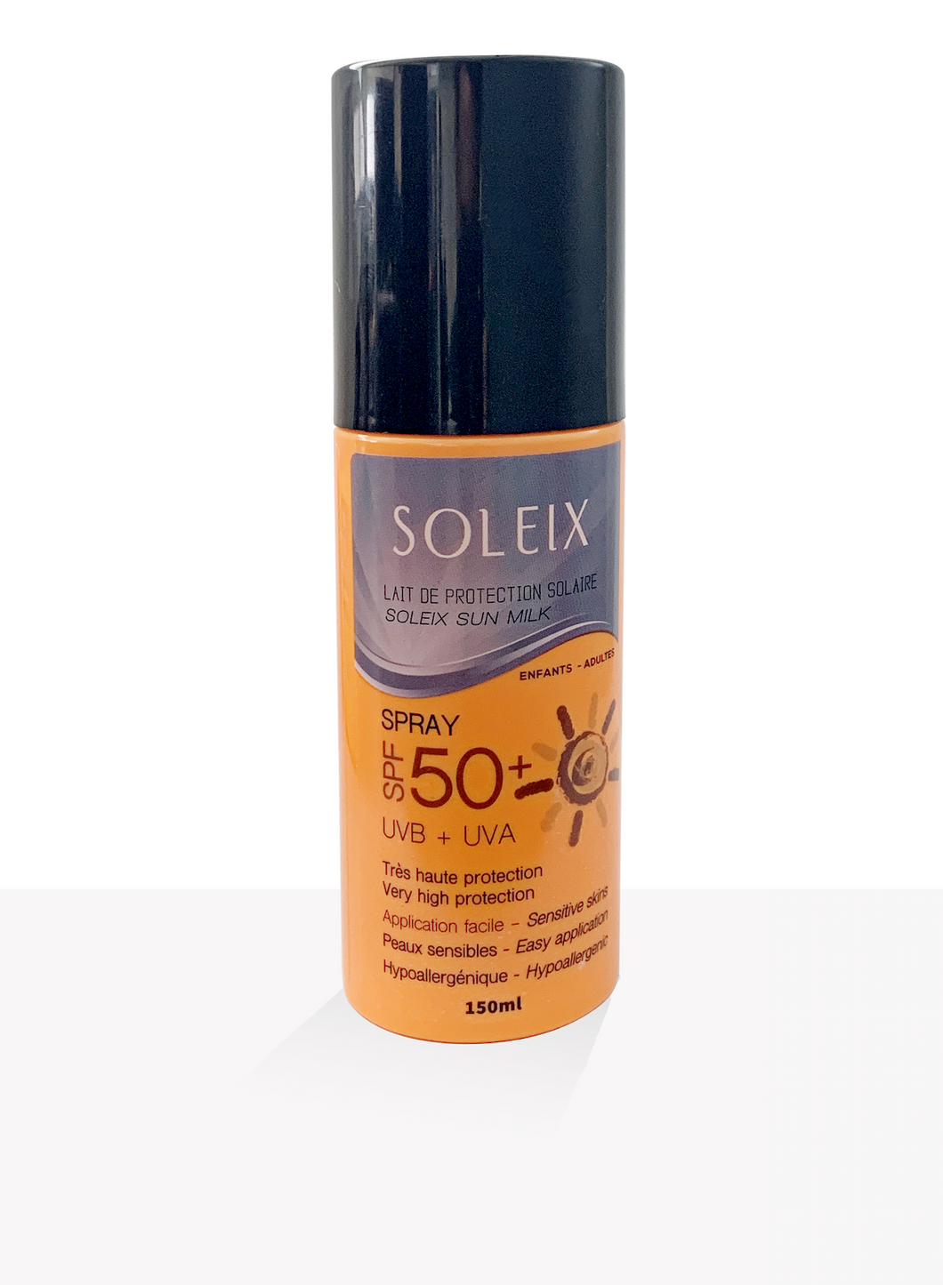 Soleix Lait de solaire spray spf50+ 150ml