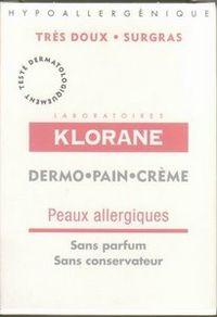 Klorane Dermo-pain Peaux Allergiques Sans Parfum ni Conservateur (100 Grs)